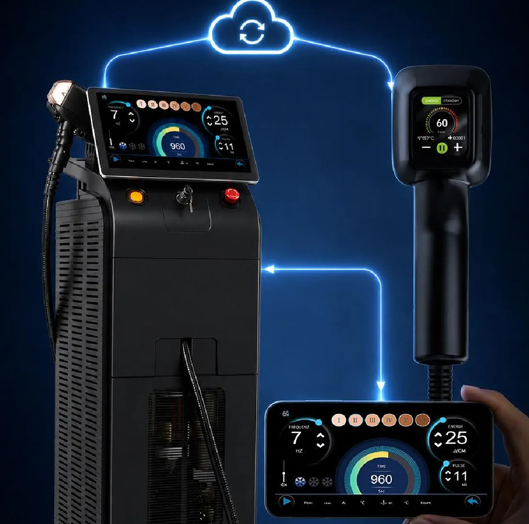 XENUX EPIL System et son écran de commande